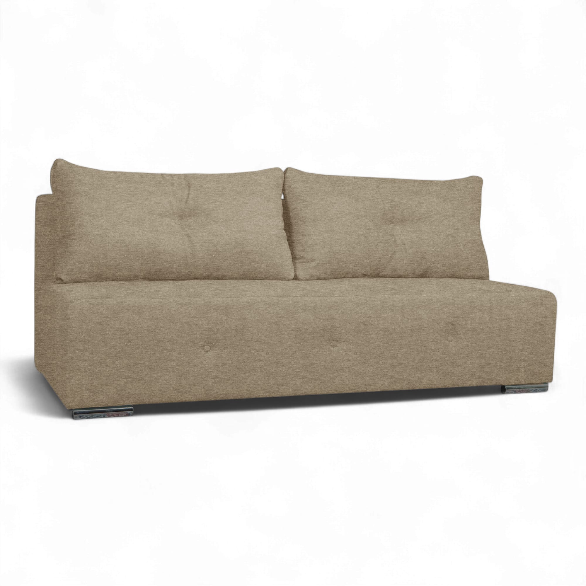 Dīvāns–Gulta Pugo Bēšs-pelēks Standart (145cm) - 1