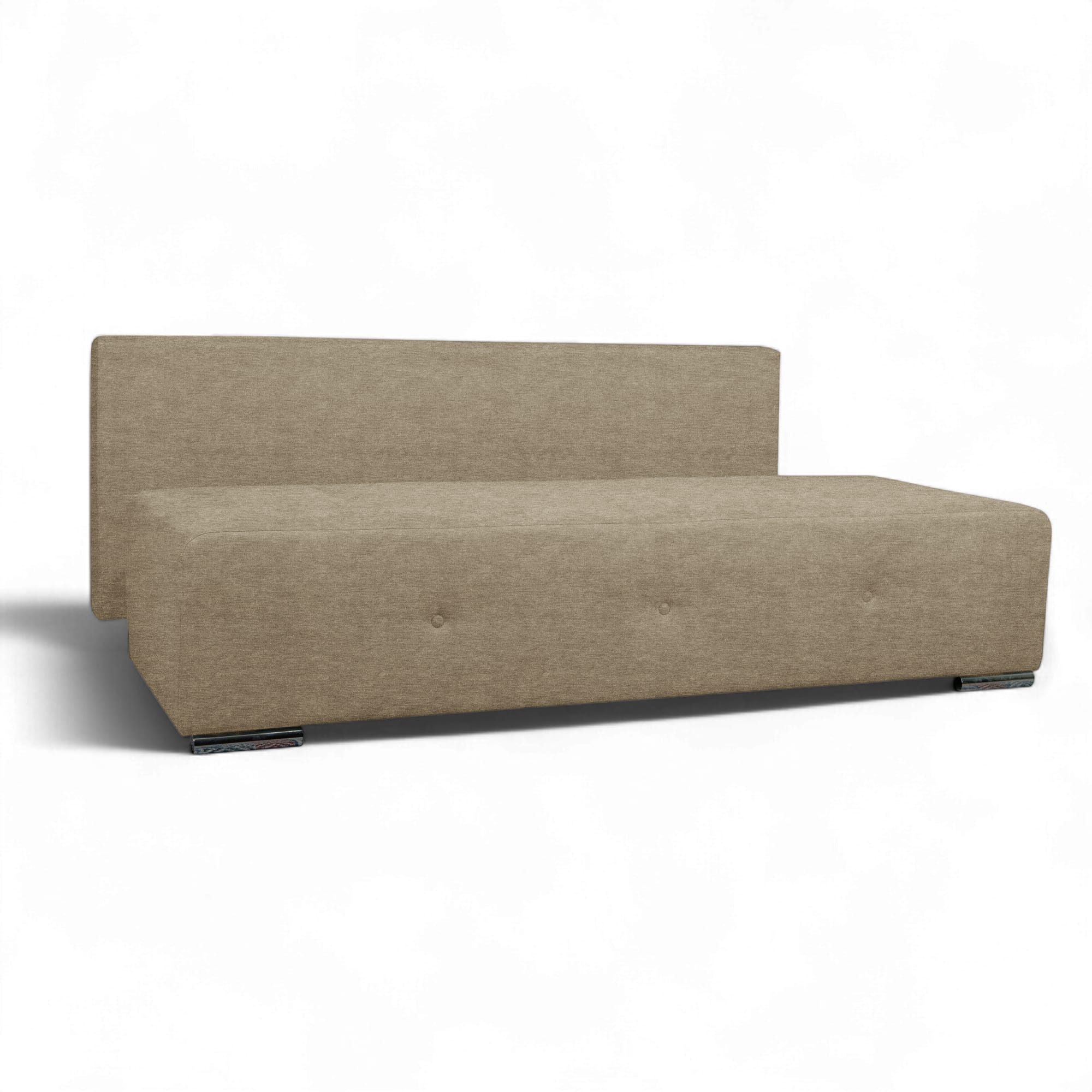 Dīvāns–Gulta Pugo Bēšs-pelēks XL (160cm) — foto 5
