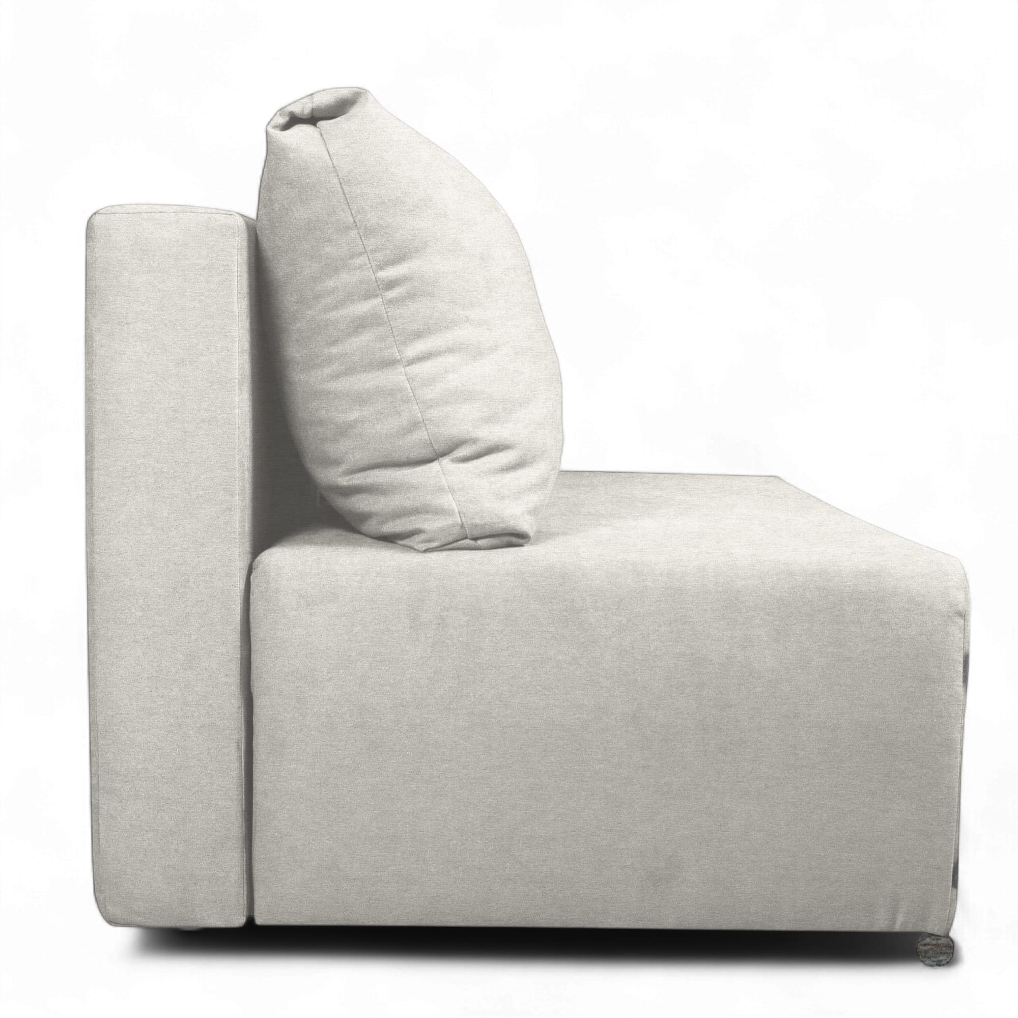 Dīvāns–Gulta Pugo Gaiši pelēka XL (160cm) - 2