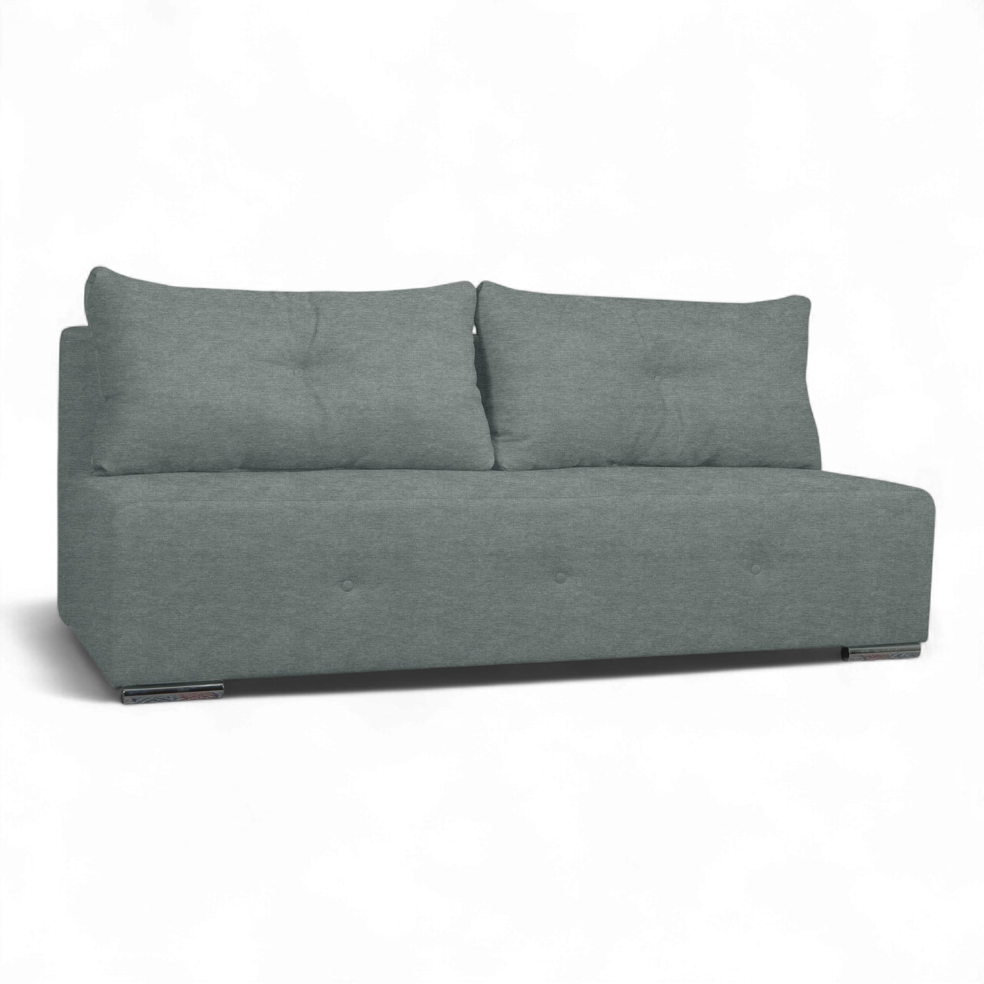 Dīvāns–Gulta Pugo Tumši pelēks XL (160cm) - 1