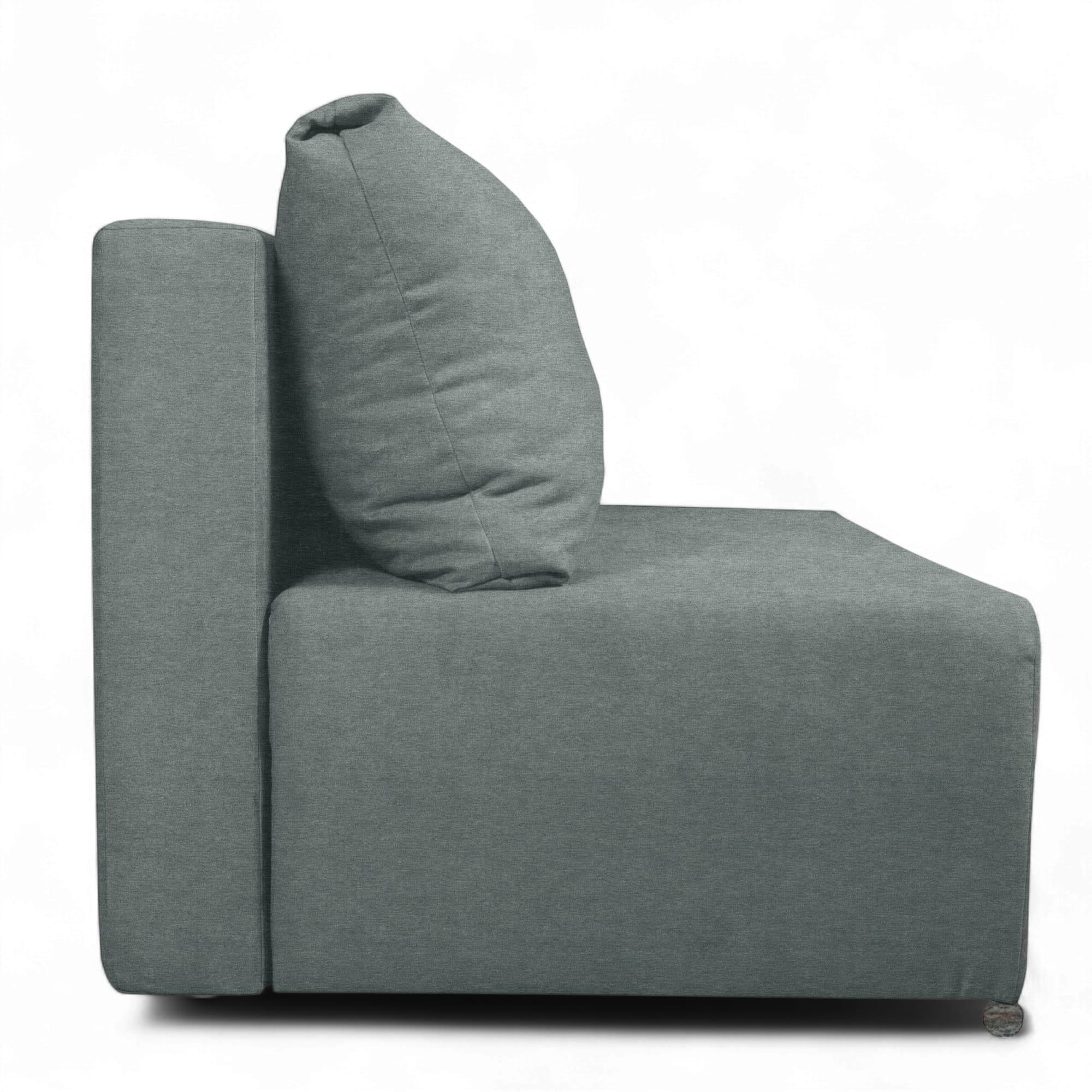Dīvāns–Gulta Pugo Tumši pelēks XL (160cm) - 2